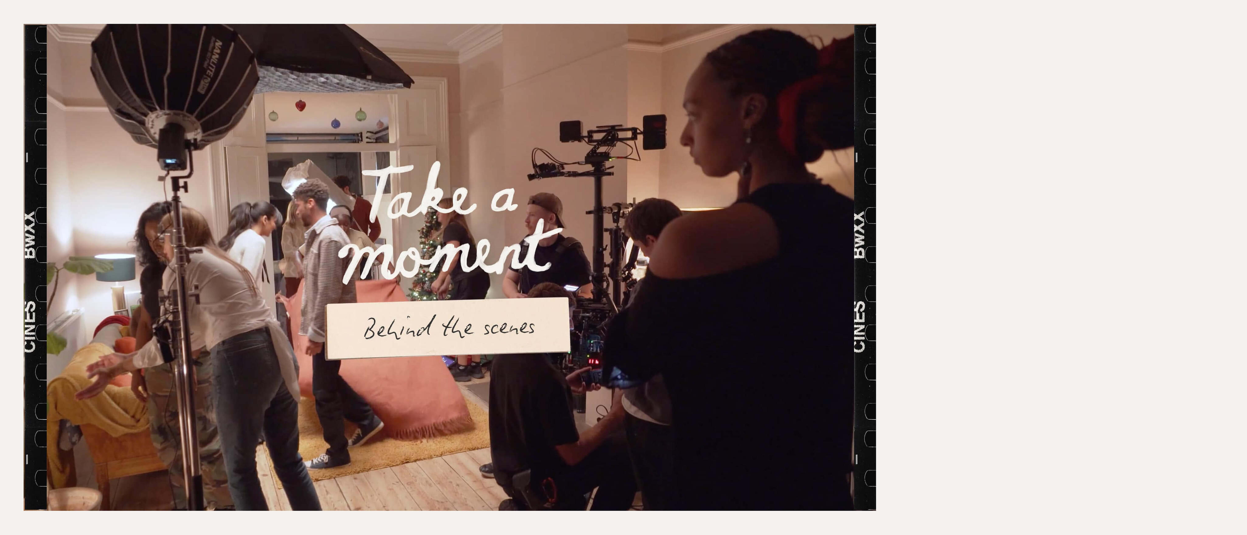 Take a moment behind the scenes 