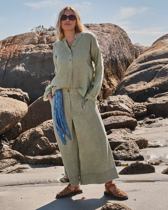 Love to linen: how to wear linen trousers